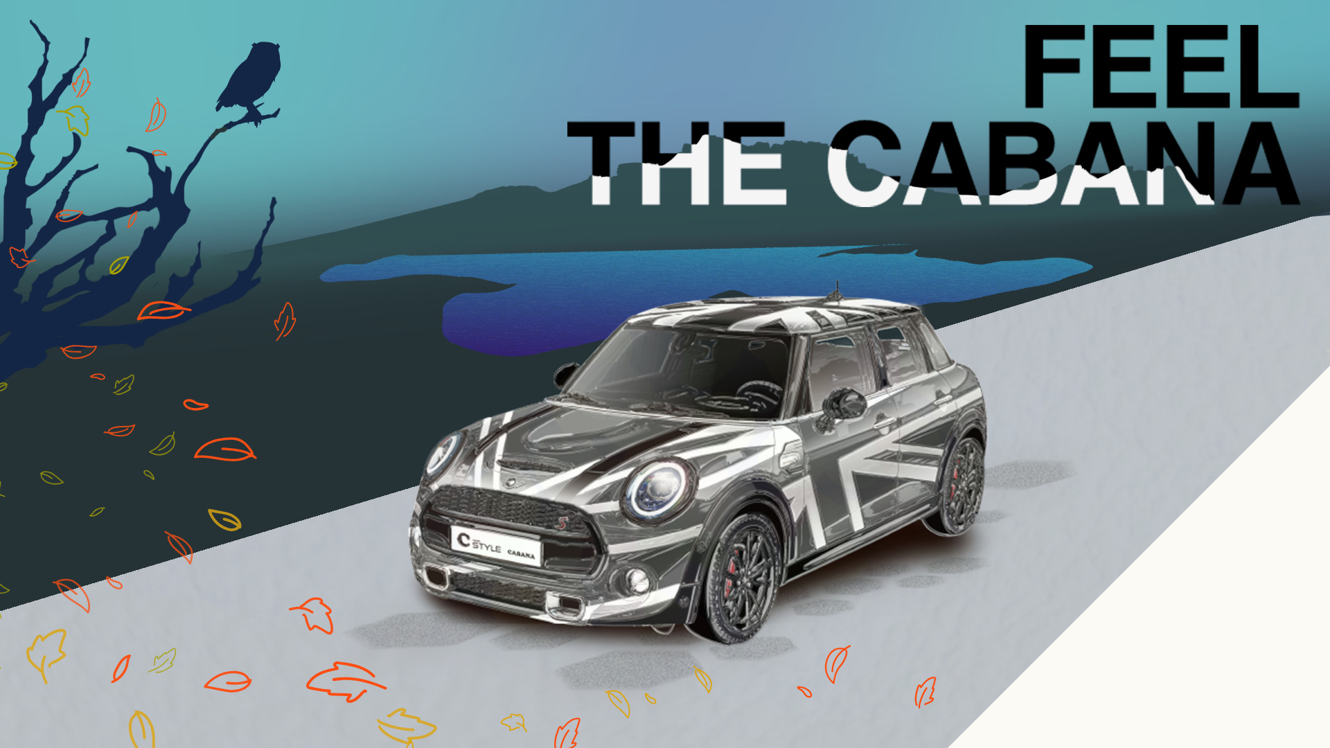 Feel the Cabana カバナ シートカバー カーアクセサリー ラッピング MINI FIAT ABARTH RENAULT MAZDA TOYOTA 